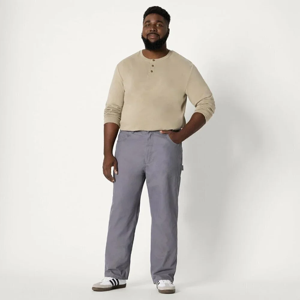 mens Relaxed-Fit Carpenter Utility Pant with Tool Pockets